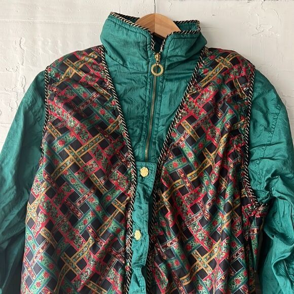 Vintage 80s 90s Lavon Sportswear Track Jacket, Retro Style Women Medium - Picture 1 of 4